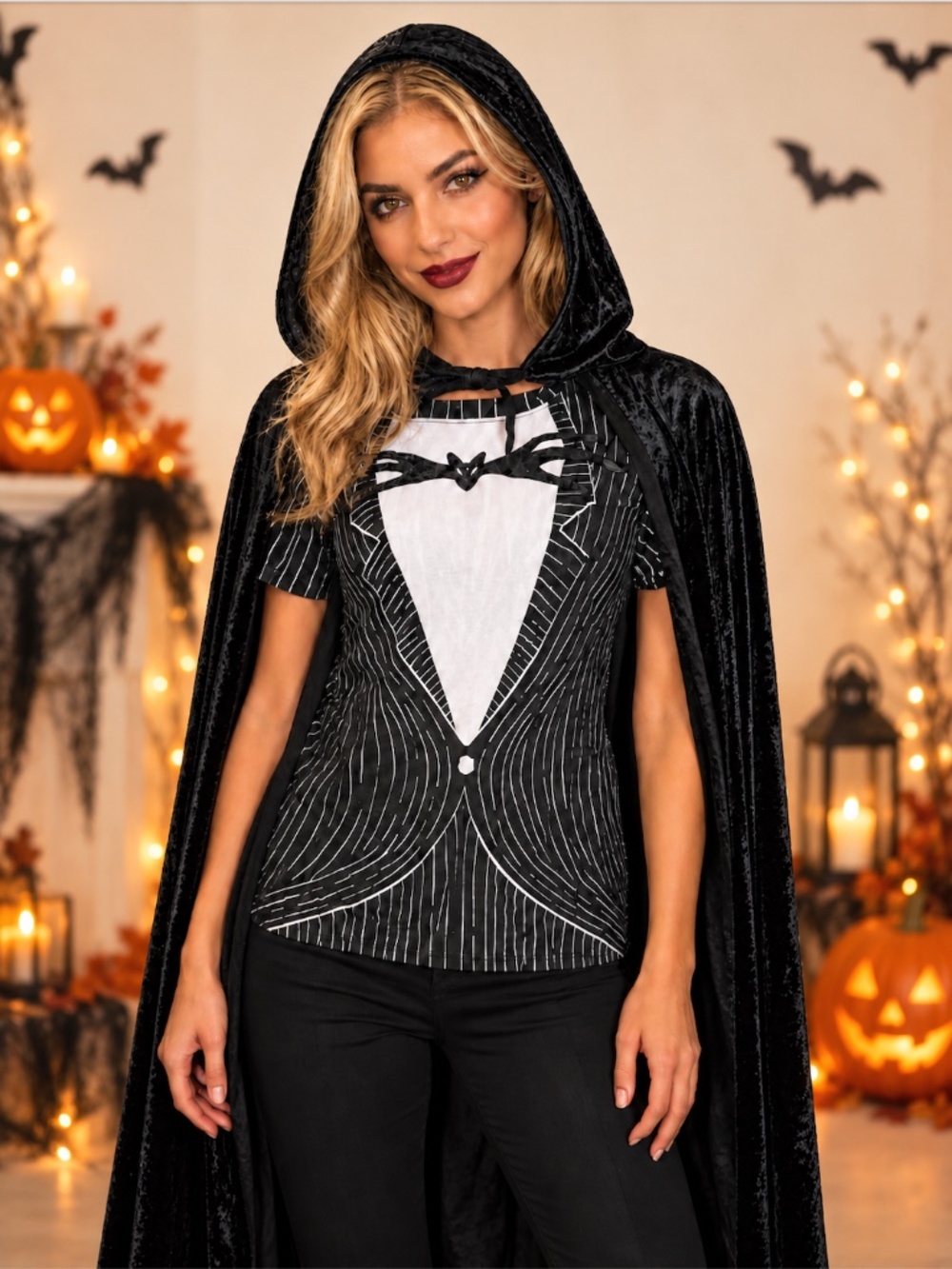 HALLOWEEN COSTUM. THE NIGHTMARE BEFORE CRISTMAS. TIM BURTON. Jack Skellington